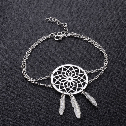 Feather Dream Catcher Bracelet