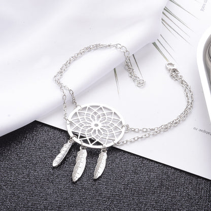 Feather Dream Catcher Bracelet
