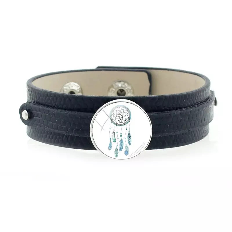 black dreamcatcher bracelet