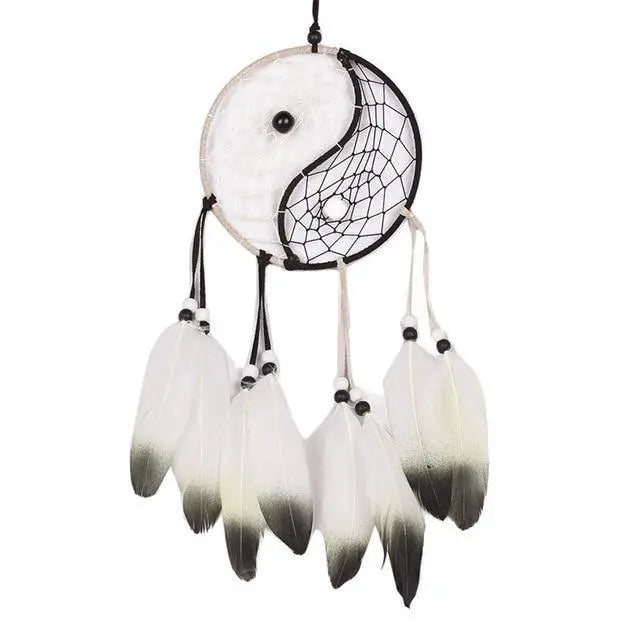 Black white dream catcher