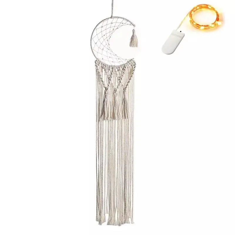 Crescent moon dreamcatcher