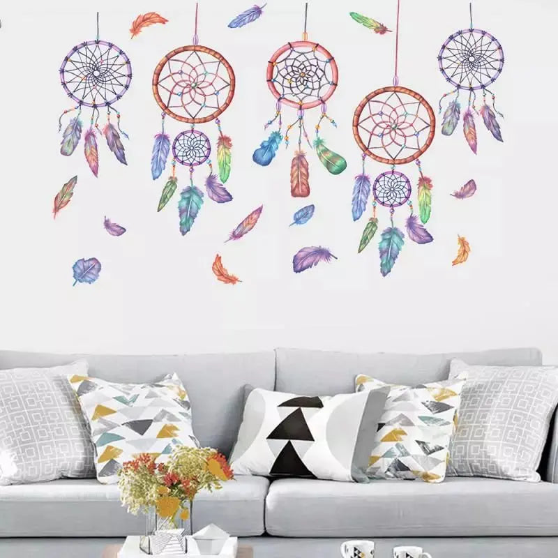 Dream catcher sticker for wall