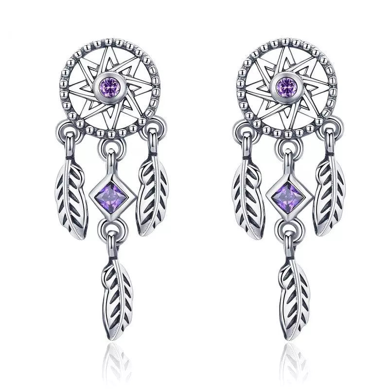 DreamCatcher earrings silver