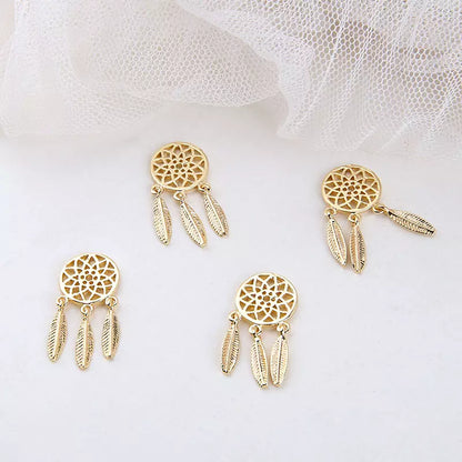 earrings stud dreamcatcher