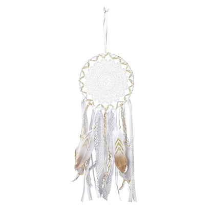 Gold dream catcher