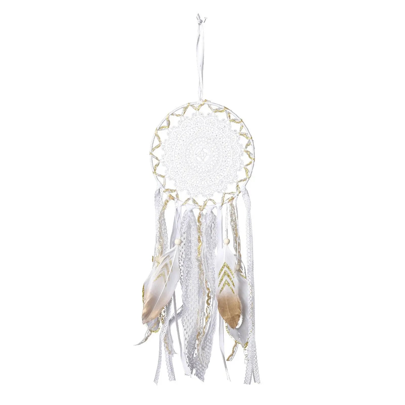 Gold dream catcher