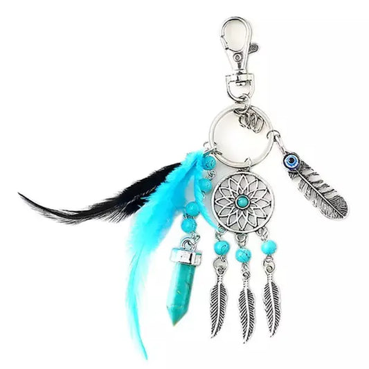 handmade dream catcher keychain