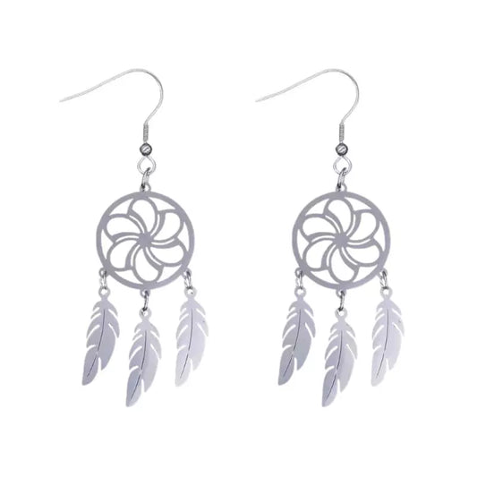 large dream catcher earrings