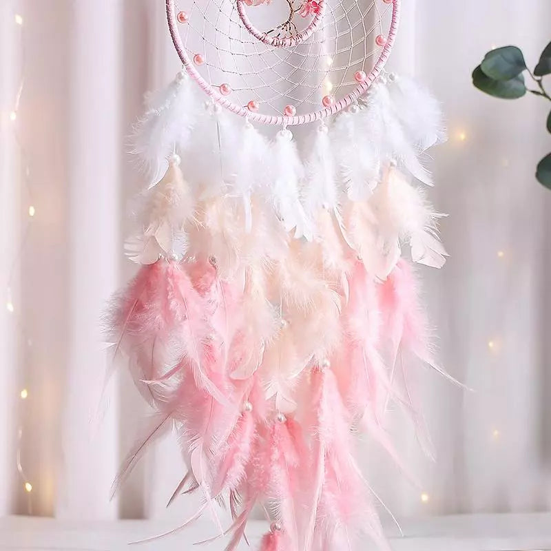 Large pink dream catcher