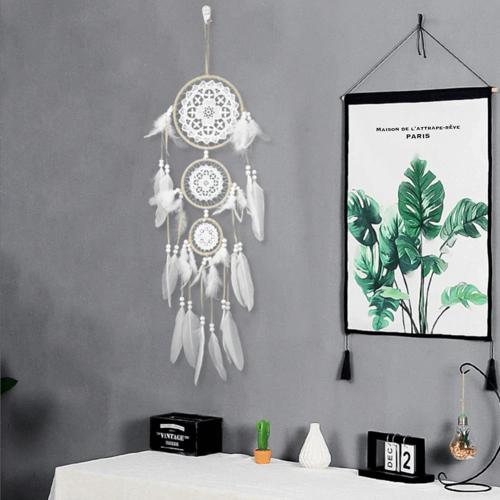 Large White dream Catcher