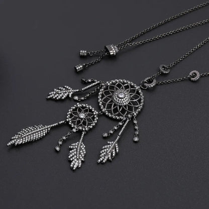 Long Dream Catcher Necklace