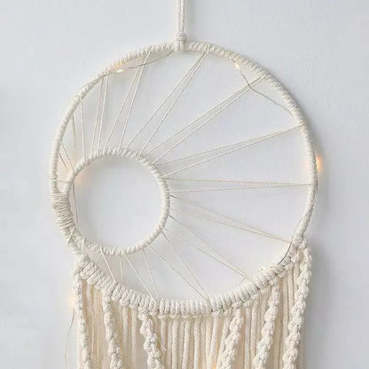 Macrame dream catcher sun diy