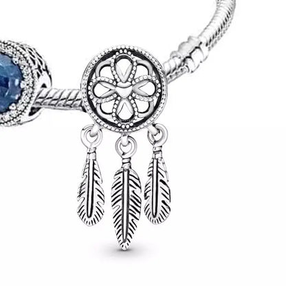 dream catcher silver charm