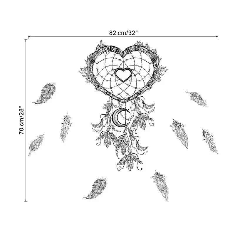 dream catcher room decal