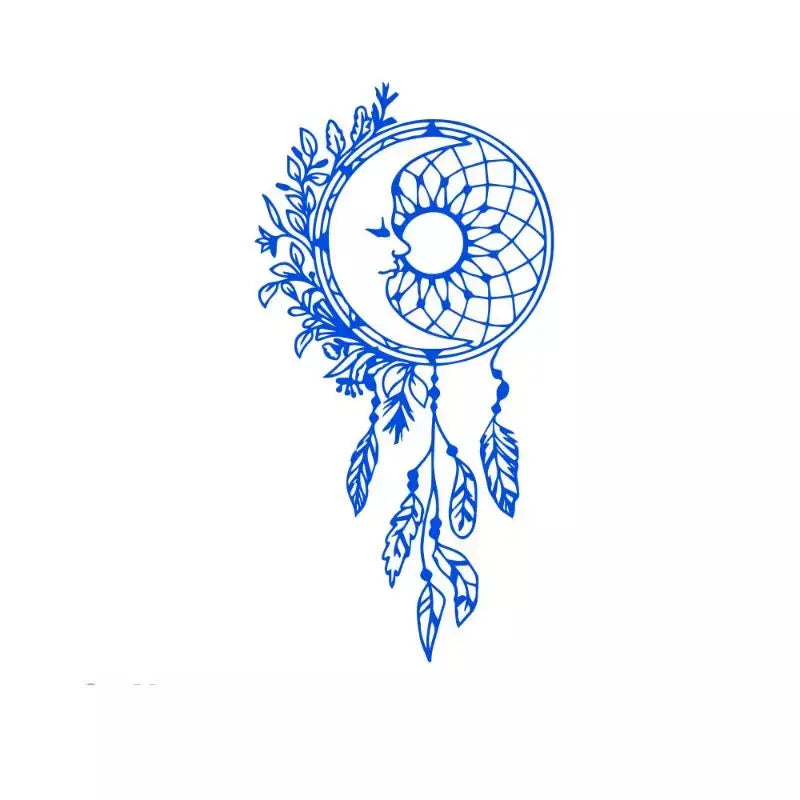blue dream catcher decal