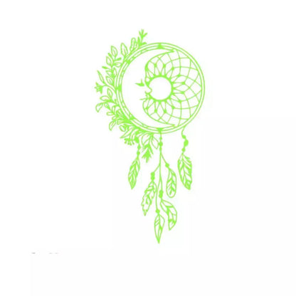 green dream catcher decal